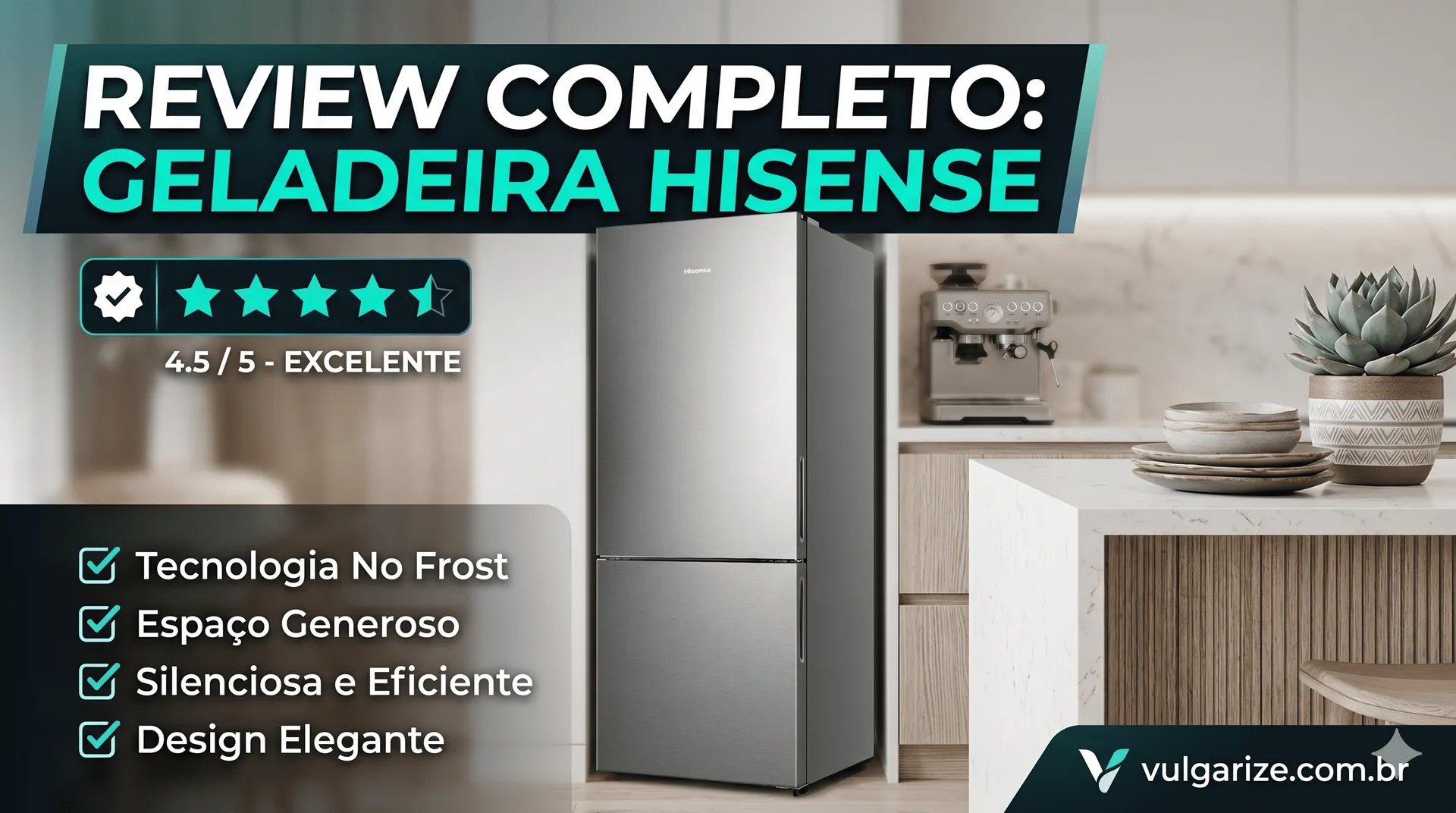 Capa: Geladeira Hisense é boa? minha opnião se deve comprar